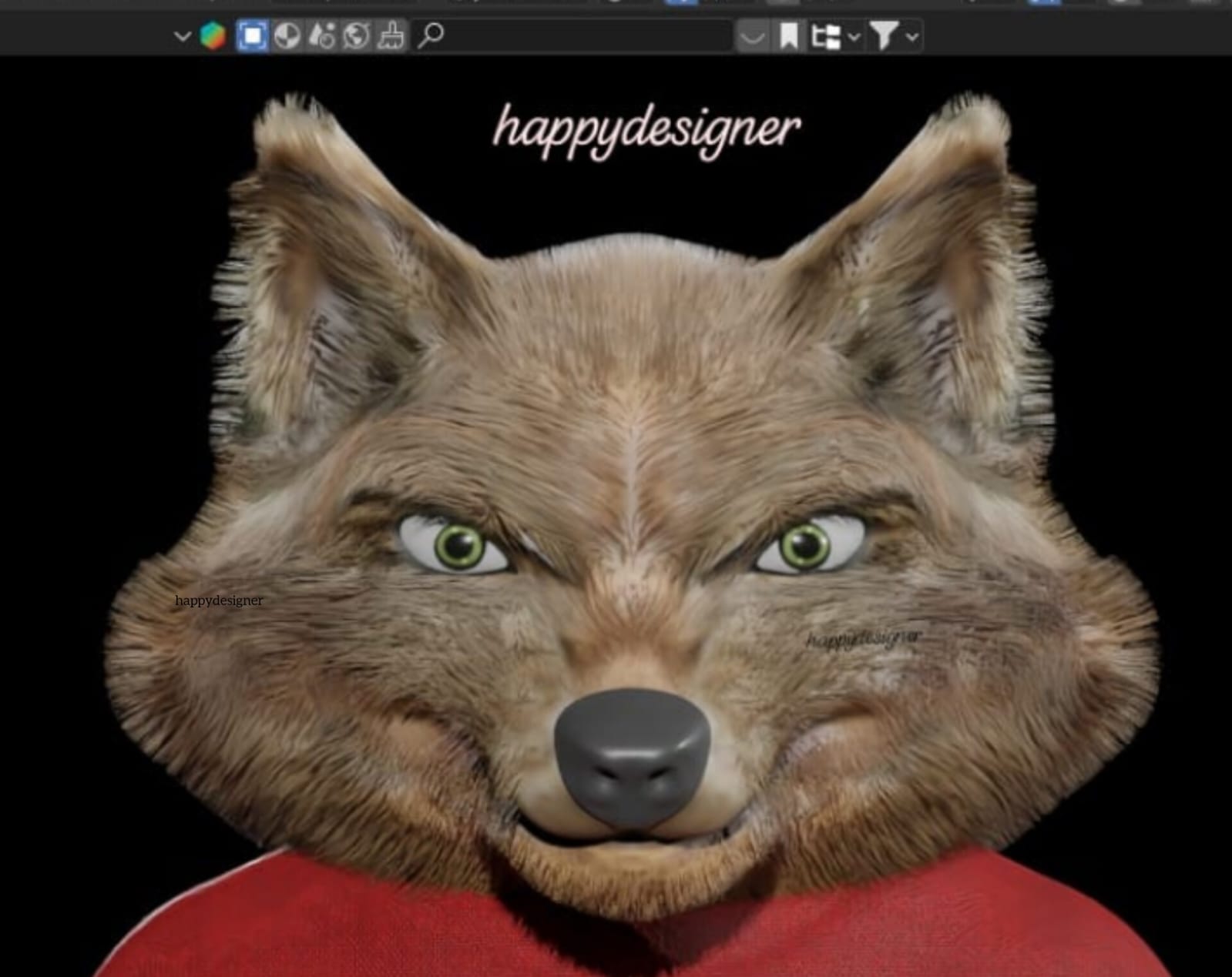 I will design furry realistic 3d character model